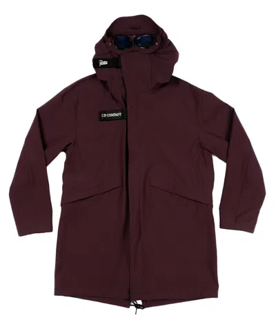 Pre-owned Patta Men's  X C.p. Company Fishtail Parka In Jacket Raisin In Purple