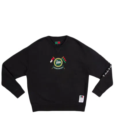 Pre-owned Patta Men's  X Tommy Jeans Crewneck Sweatshirt In Black