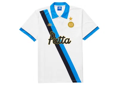 Pre-owned Patta Men's  X Umbro Inter Milan '93'94 Soccer Jersey In White