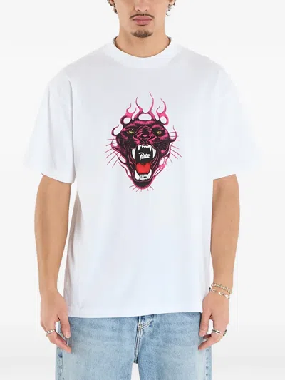 Patta Panther-print T-shirt In White