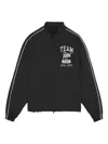 Patta Piping-detail Logo-embroidered Sweatshirt In Black