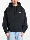 Patta Snake Heart-print Back Hoodie In Black
