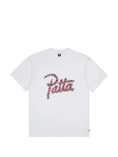 Patta Vibes Short-sleeve T-shirt In White