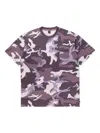 Patta Woodland-camouflage T-shirt In Purple
