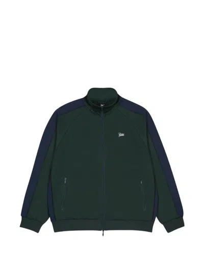 Patta Zip-up High-collar Sweatshirt In Pattern