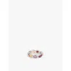 Pattaraphan Mens Sunset Ying Rhodium-plated Sterling-silver Ring In Sunset