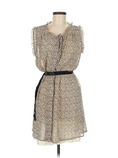 Pre-owned Patterson J. Kincaid Casual Dress In Brown