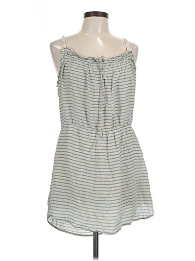 Pre-owned Patterson J. Kincaid Sleeveless Silk Top Gray Halter Neckline Tops