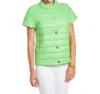 Patty Kim Audrey Puffer Jaacket In Kelly Green In Green