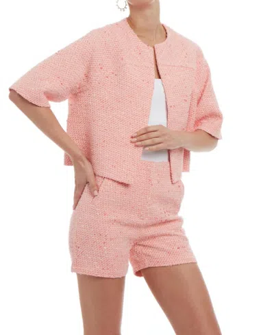 Patty Kim Chloe Shorts In Neon Coral In Pink