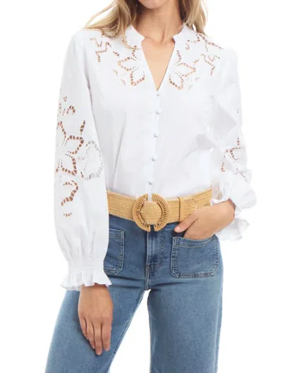 Patty Kim Elisa Blouse In White
