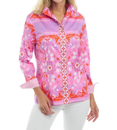 Patty Kim Elizabeth Blouse In Pink Etro
