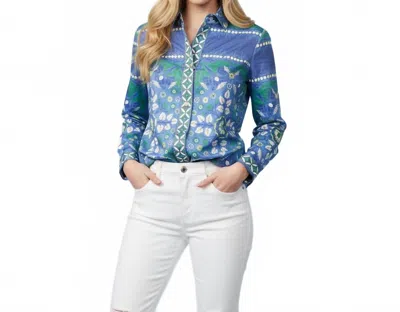 Patty Kim Essential Blouse In Blue