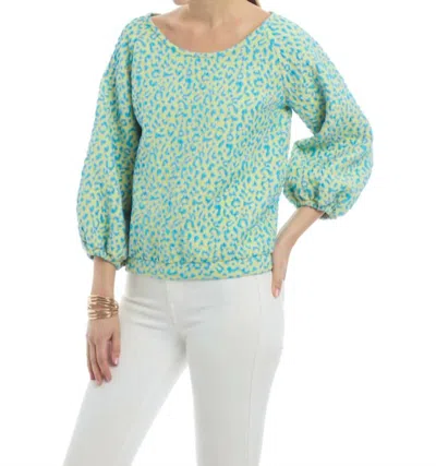 Patty Kim Go Lightly Top In Blue