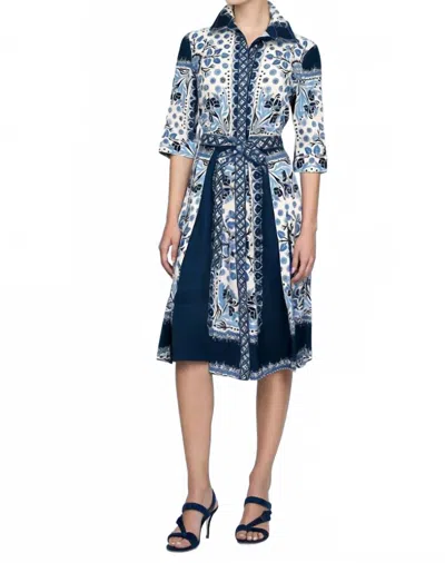 Patty Kim Kelly Dress In Navy In Blue