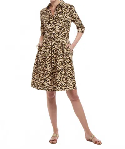 Patty Kim Kelly Mini Dress In Leopard In Multi