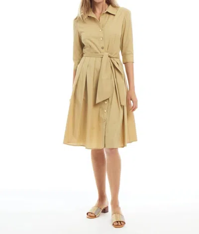 Patty Kim Kelly Mini Dress In Tan In Brown