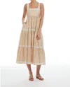 Patty Kim Maui Sun Dress In Sand In Multi