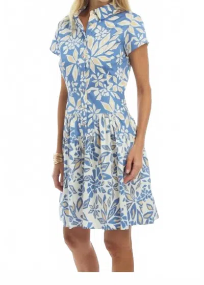 Patty Kim Women's Colette Dress In Indigo In Multi