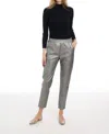 Patty Kim Women's Firenze Faux Leather Pant In Platinum Silver In Multi