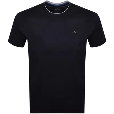 Paul &amp; Shark Paul And Shark Aqua Touch T Shirt Navy In Black