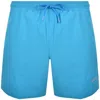 Paul &amp; Shark Paul And Shark Badge Swim Shorts Blue In Blue