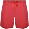 Paul &amp; Shark Paul And Shark Badge Swim Shorts Red In Red