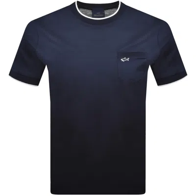 Paul &amp; Shark Paul And Shark Chest Pocket T Shirt Navy