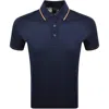 Paul &amp; Shark Paul And Shark Contrast Trim Polo T Shirt Blue In Blue