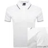 Paul &amp; Shark Paul And Shark Contrast Trim Polo T Shirt White