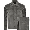 Paul &amp; Shark Paul And Shark Corduroy Overshirt Grey In Gray