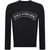 Paul &amp; Shark Paul And Shark Crew Neckl Knit Jumper Navy In Navy
