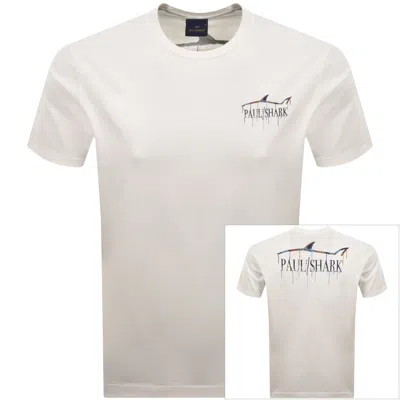 Paul &amp; Shark Paul And Shark Graphic T Shirt White