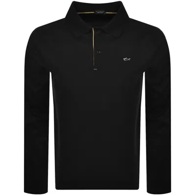 Paul &amp; Shark Paul And Shark Interlock Polo T Shirt Black