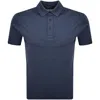 Paul &amp; Shark Paul And Shark Interlock Polo T Shirt Blue In Black