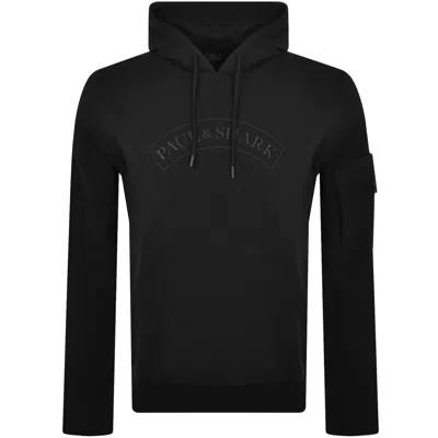 Paul &amp; Shark Paul And Shark Logo Hoodie Black