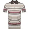 Paul &amp; Shark Paul And Shark Logo Polo T Shirt Beige In Beige