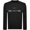 Paul &amp; Shark Paul And Shark Logo Sweatshirt Black In Black