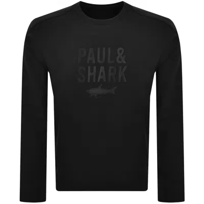 Paul &amp; Shark Paul And Shark Logo Sweatshirt Black