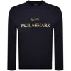 Paul &amp; Shark Paul And Shark Logo Sweatshirt Navy In Navy