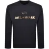 Paul &amp; Shark Paul And Shark Logo Sweatshirt Navy In Black