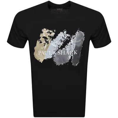 Paul &amp; Shark Paul And Shark Logo T Shirt Black
