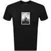 Paul &amp; Shark Paul And Shark Logo T Shirt Black In Black