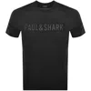 Paul &amp; Shark Paul And Shark Logo T Shirt Black