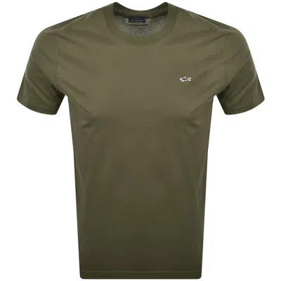 Paul &amp; Shark Paul And Shark Logo T Shirt Green