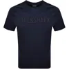 Paul &amp; Shark Paul And Shark Logo T Shirt Navy In Navy