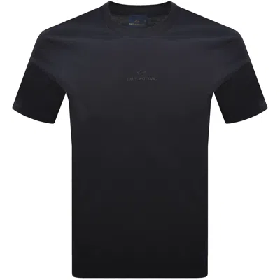 Paul &amp; Shark Paul And Shark Logo T Shirt Navy