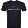 Paul &amp; Shark Paul And Shark Logo T Shirt Navy In Navy