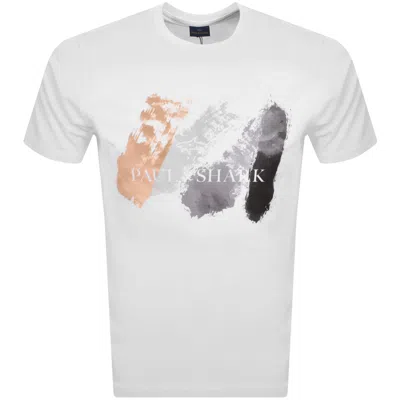 Paul &amp; Shark Paul And Shark Logo T Shirt White