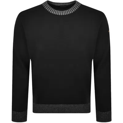 Paul &amp; Shark Paul And Shark Moon Badge Knit Jumper Black